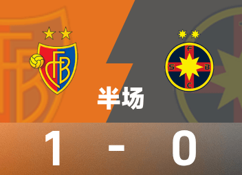 欧联半场：沙奇里点射建功，塔诺瓦努染红，巴塞尔1-0星队